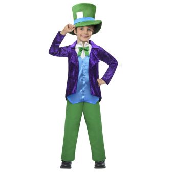 Top Hatter Boy Child Costume 