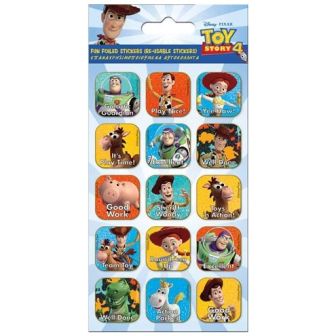 Toy Story 4 Foiled Caption Stickers