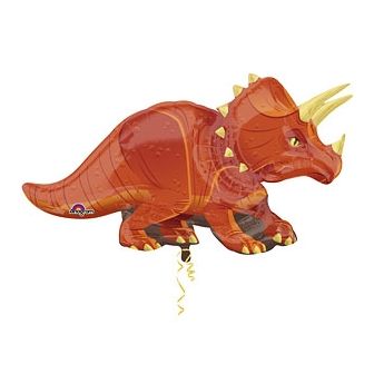 Triceratops Superhape Foil Balloon - 42"