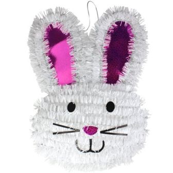 Tinsel Easter Bunny Decoration