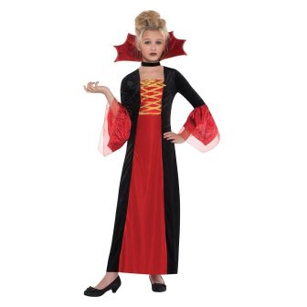 Gothic Vampire Princess Girl Costume -Age 4-6 Years 