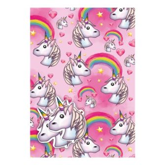 Unicorn Emoji Gift Wrap & Tags