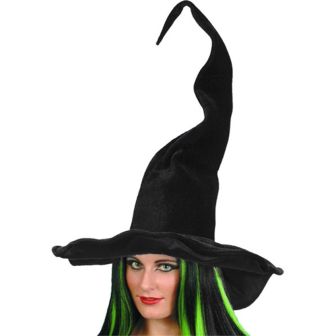 Witches Tall & Twisty Hat - 62cm tall