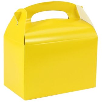 Yellow Party Food Box - Each