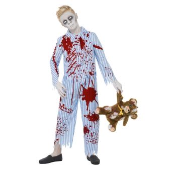 Zombie Pyjama Boy Costume - Medium