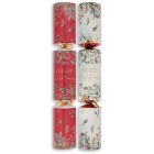 Traditional Merry Christmas Crackers - 10pk