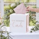 Rose Gold Wedding Post Box