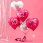 Pink and Iridescent Bride Tribe Hen Party Balloons