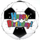 Happy Birthday Football Foil Balloon - 18" 